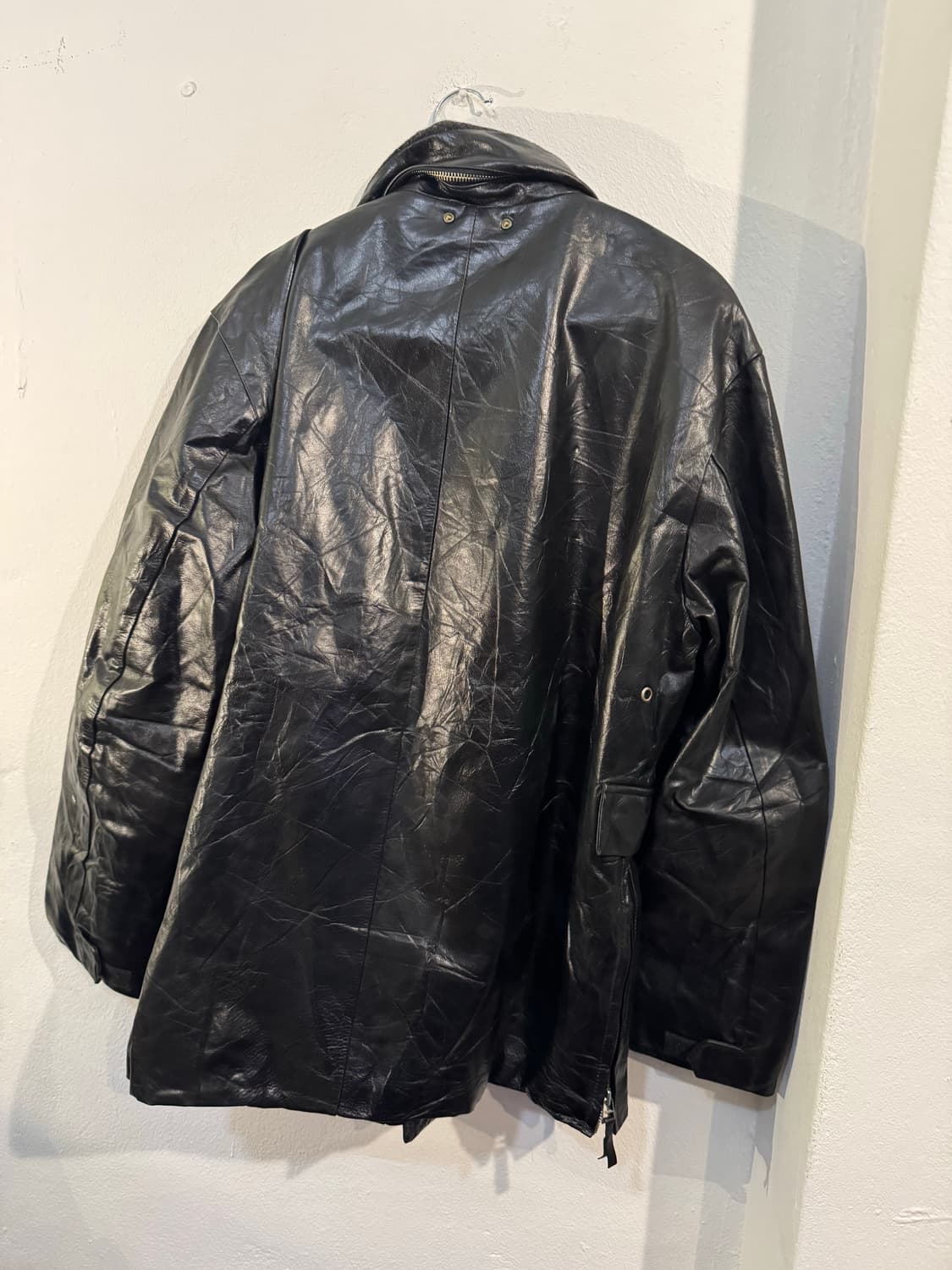 90s Cp company leather jacket 상품이미지2