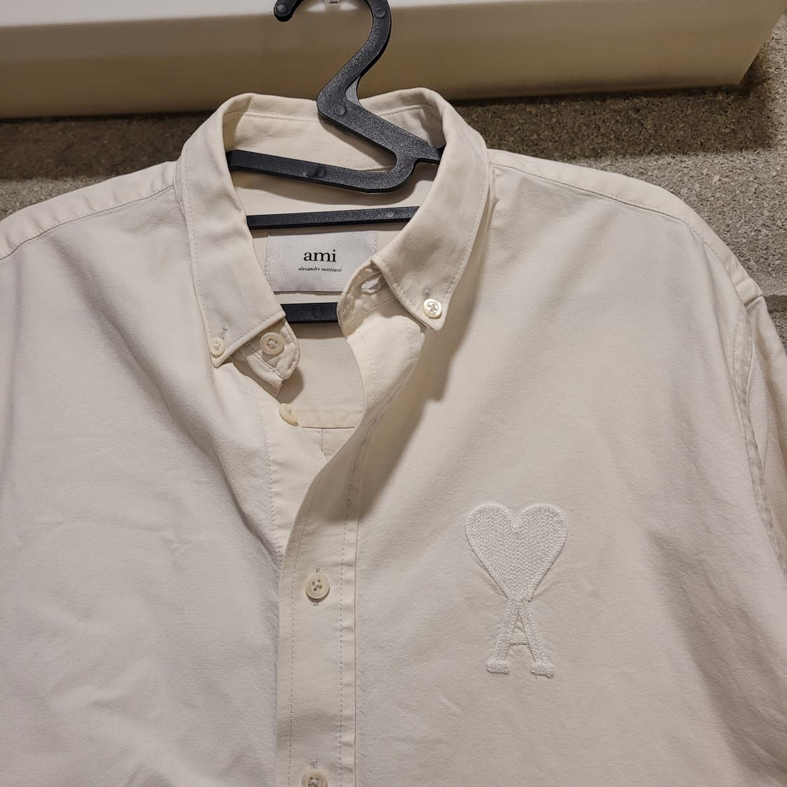 아미 하트로고 옥스포드 셔츠 38 상품이미지3