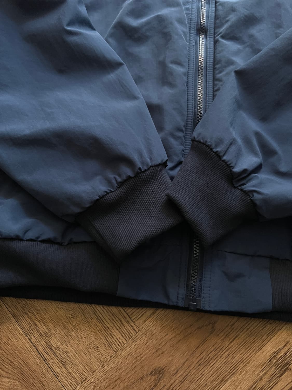 [L]엘엘빈 USA 플리스 라이닝 블루 웜업 자켓 상품이미지5