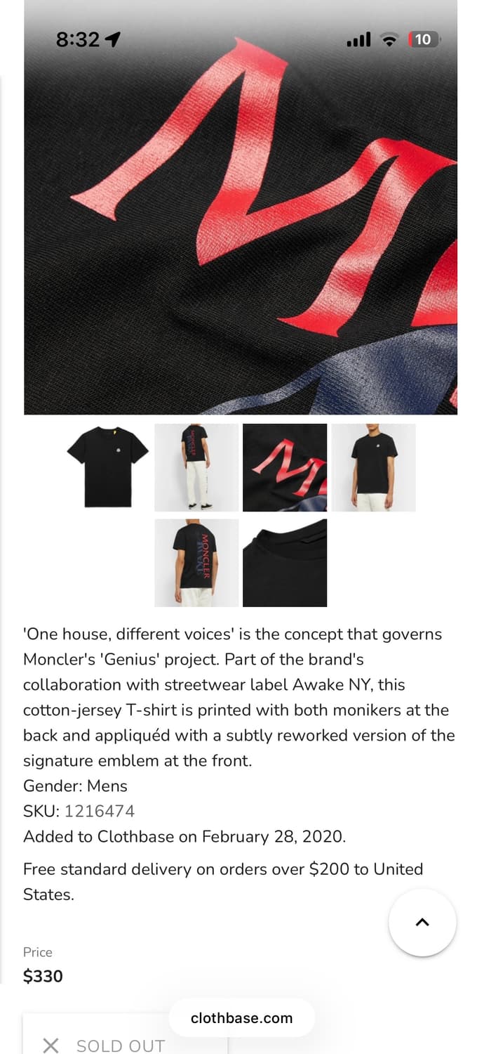 몽클레어/몽클레르 반팔 상품이미지7