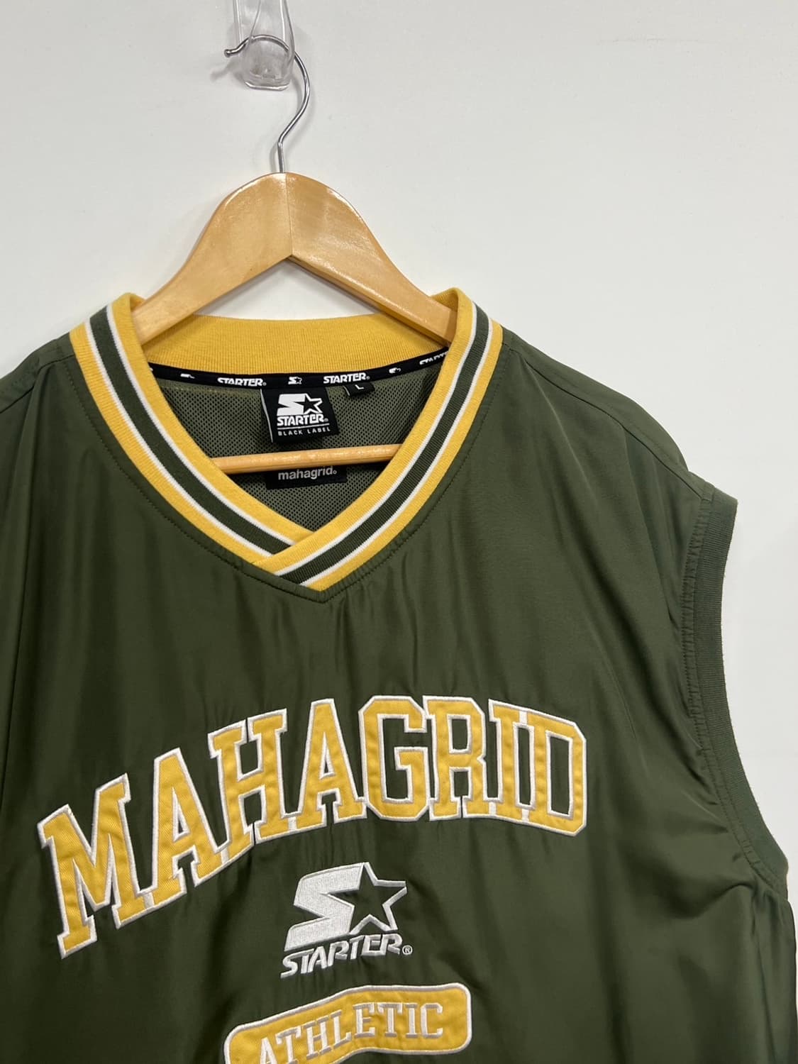 마하그리드 스타터 빅로고 베스킷볼 웜업 조끼 상품이미지2