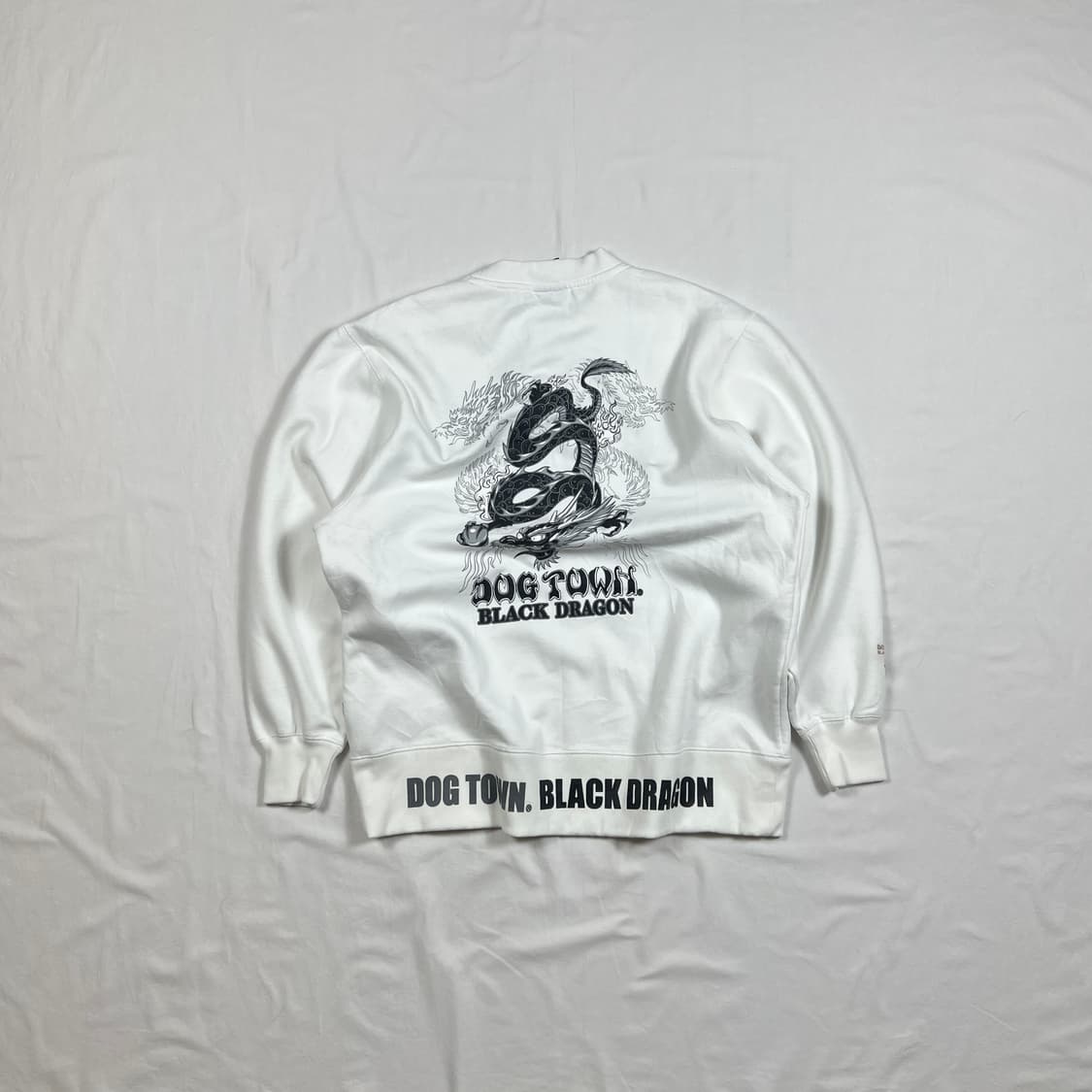90’s 도그타운 dogtown 블랙드래곤 로고 맨투맨 상품이미지6