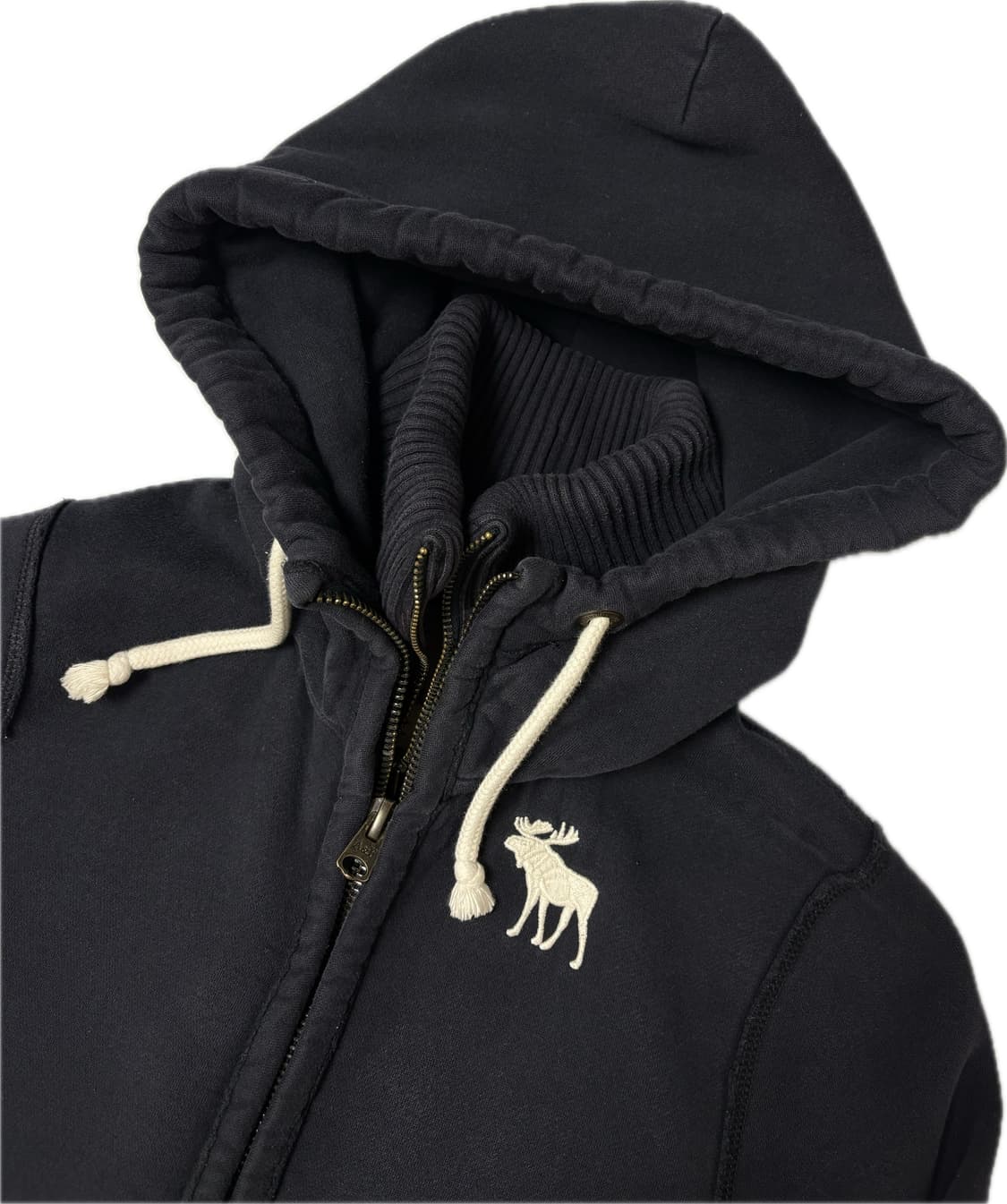 아베크롬비 하이넥 투지퍼 집업 네이비 S 상품이미지4