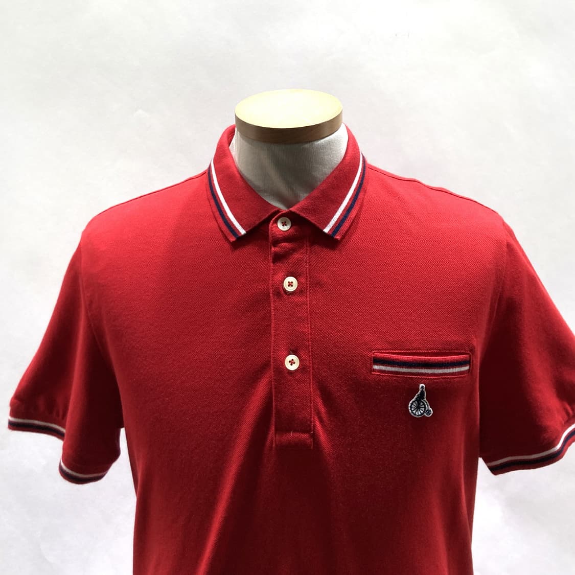 빈폴 남성 카라넥반팔 레드 L 영구제 상품이미지2