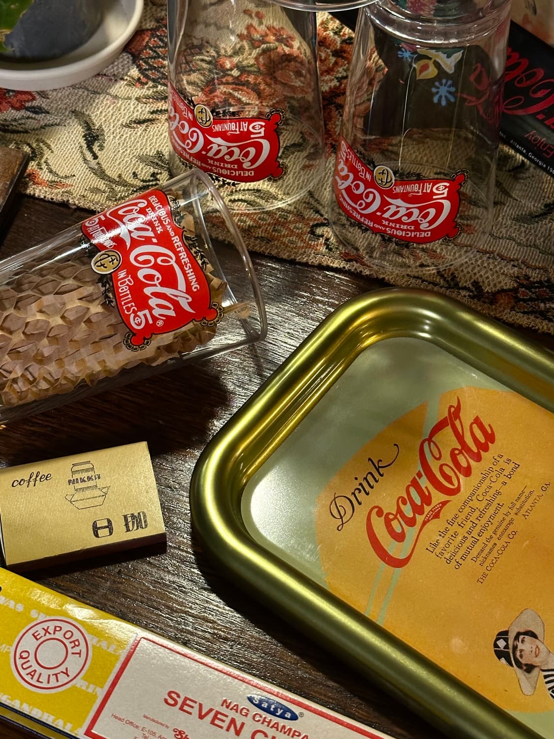 코카콜라 오리지널 빈티지 글라스 상품이미지3