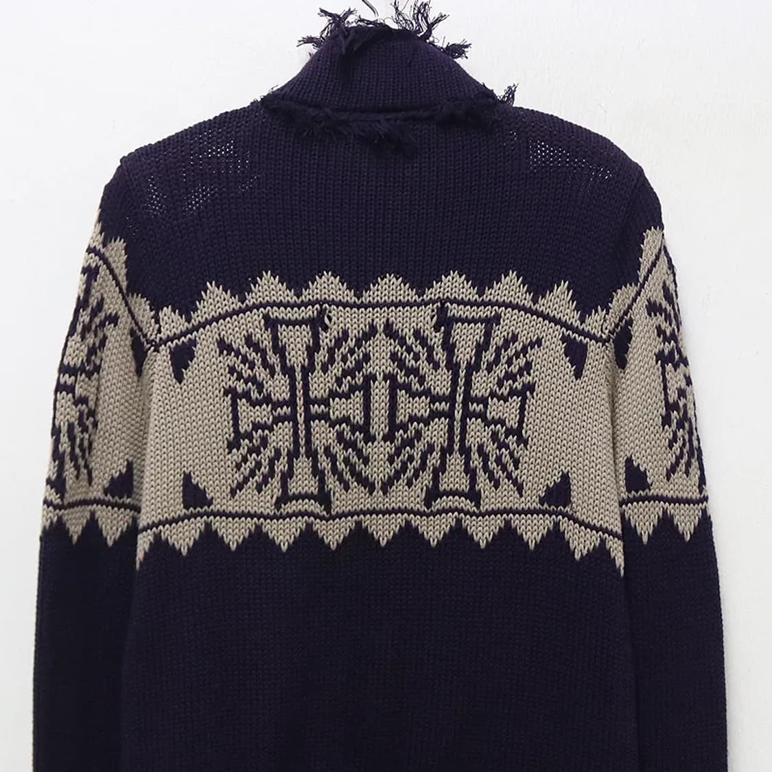 SPIRAL SPICE Y2K무드 그런지 니트 집업 63422 상품이미지6