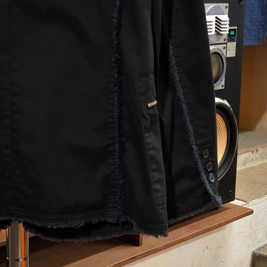 JPN 그런지 자수 레터링 코튼 블레이저 상품이미지8