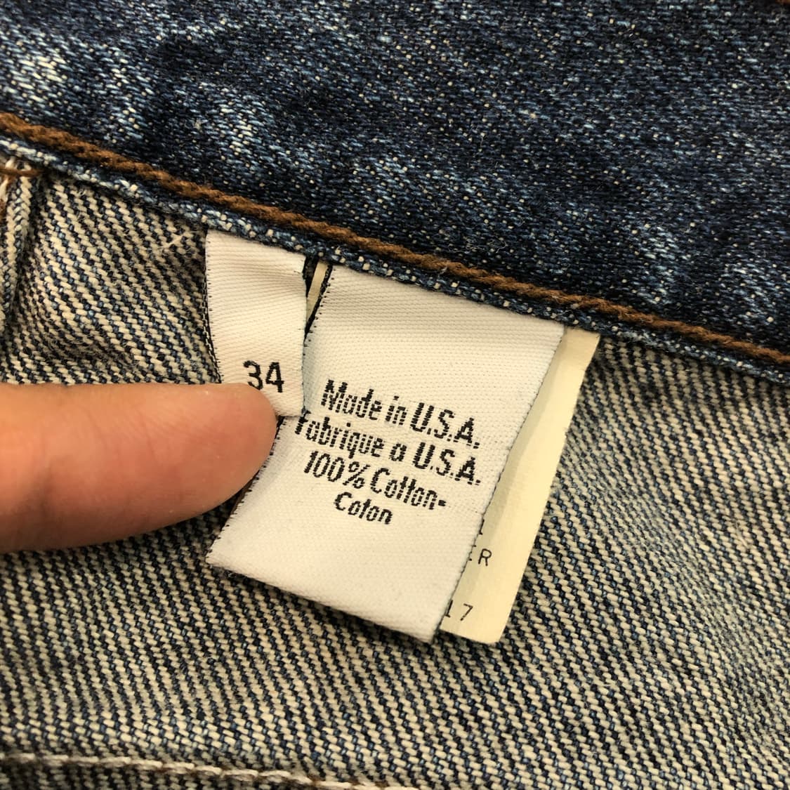 캘빈클라인 USA 워싱 데님 팬츠 상품이미지5