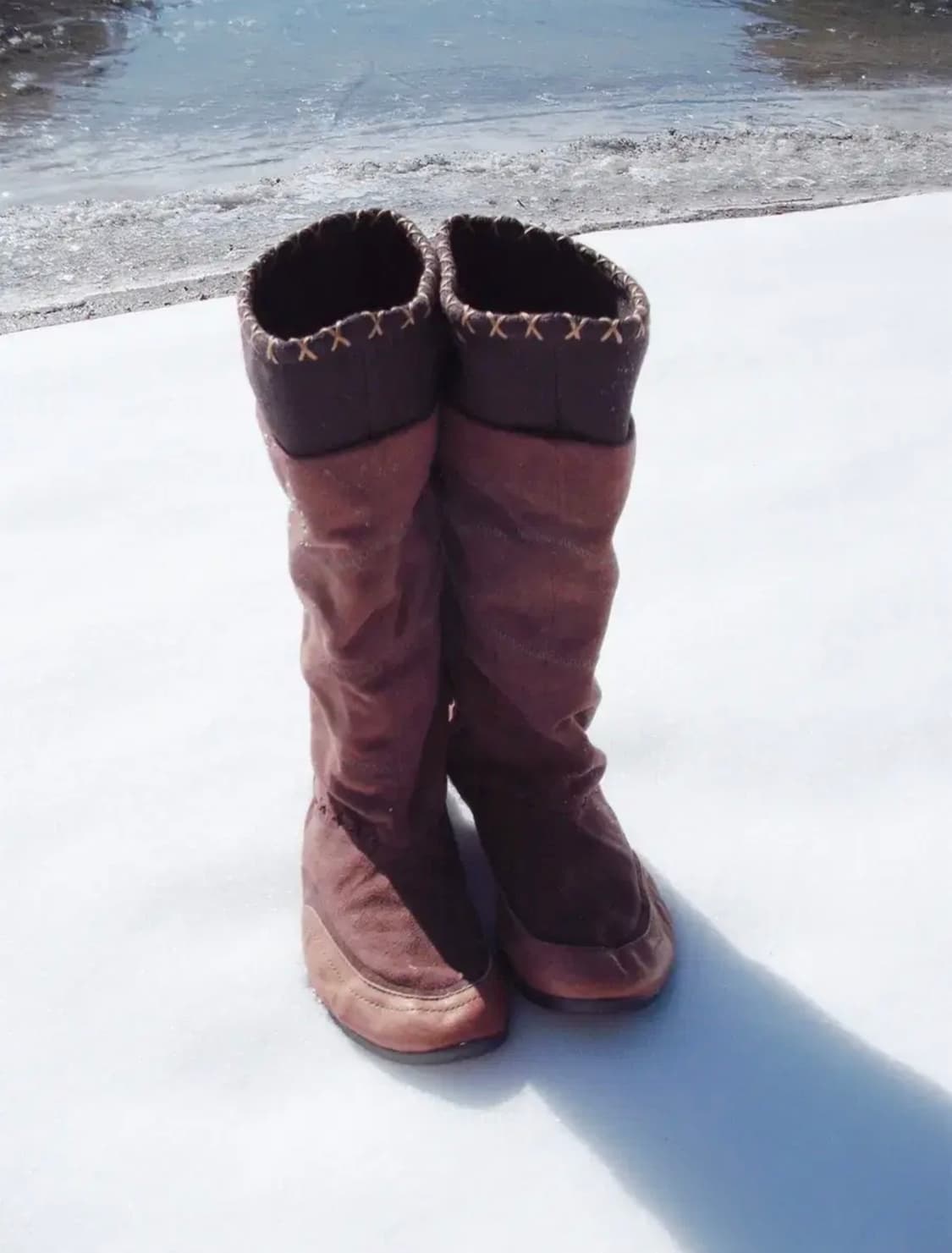 빈티지 퓨마 스웨이드부츠 240 상품이미지2