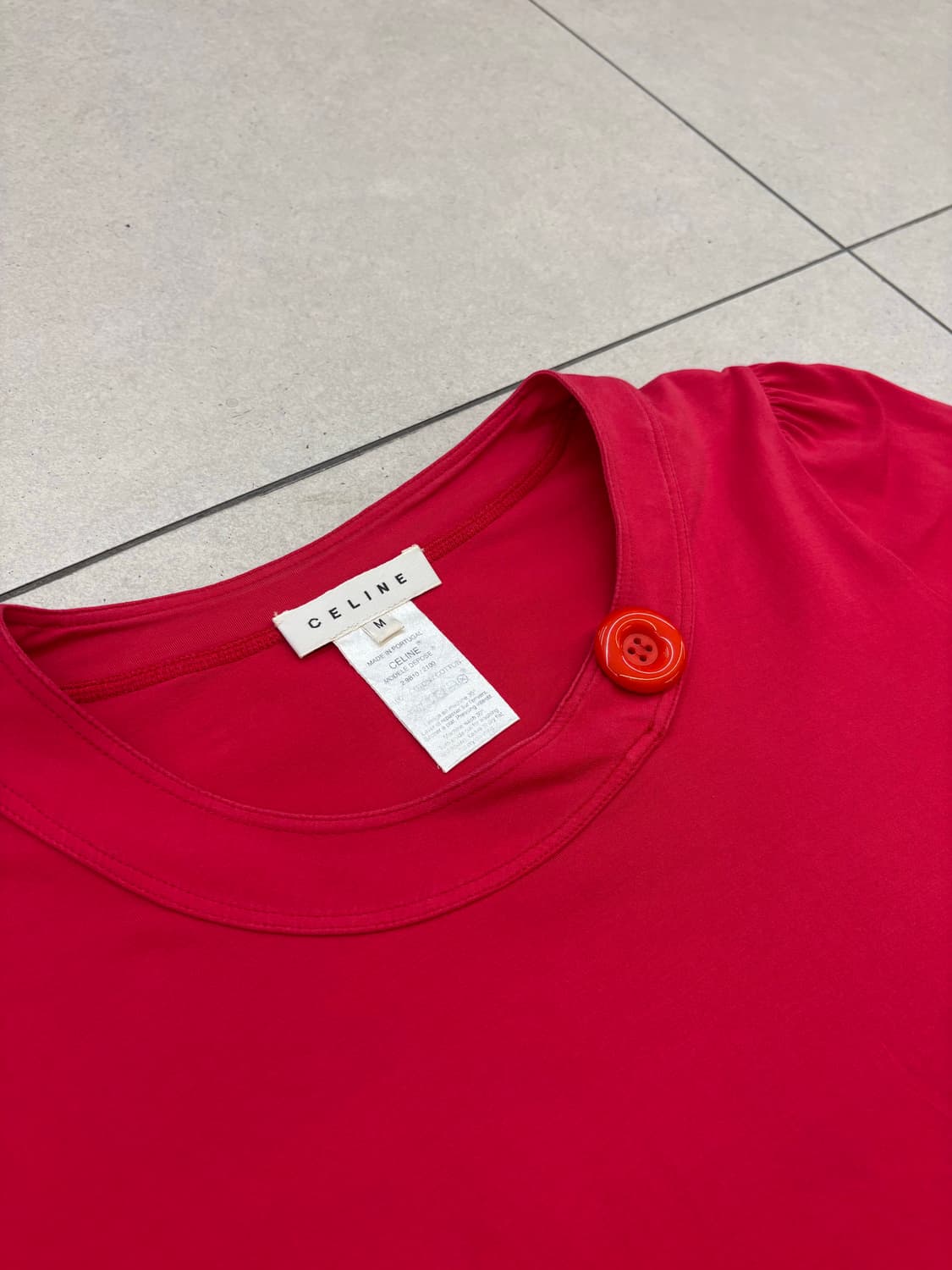 셀린느 숄더 시어링 티셔츠 상품이미지5