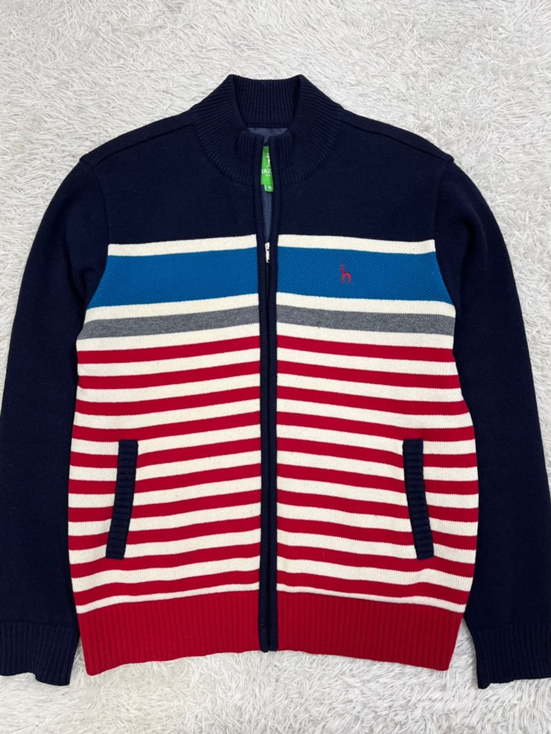 헤지스 니트 집업 가디건/#422 상품이미지1