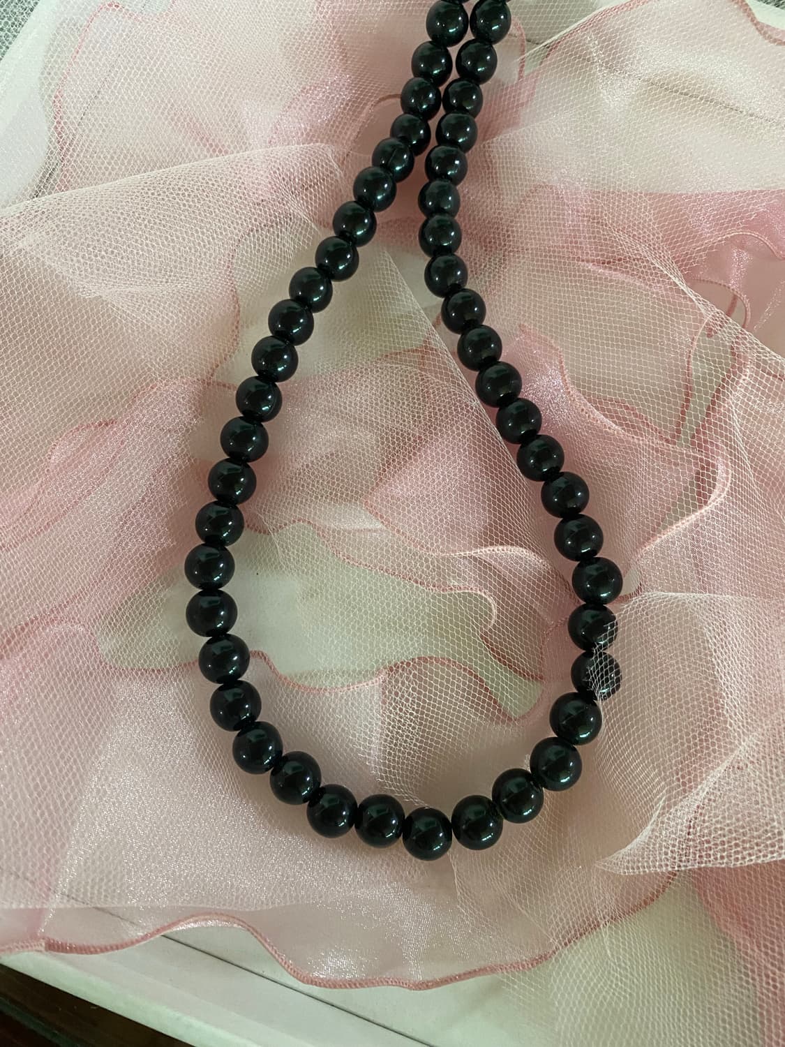 블랙 비즈 목걸이  상품이미지7