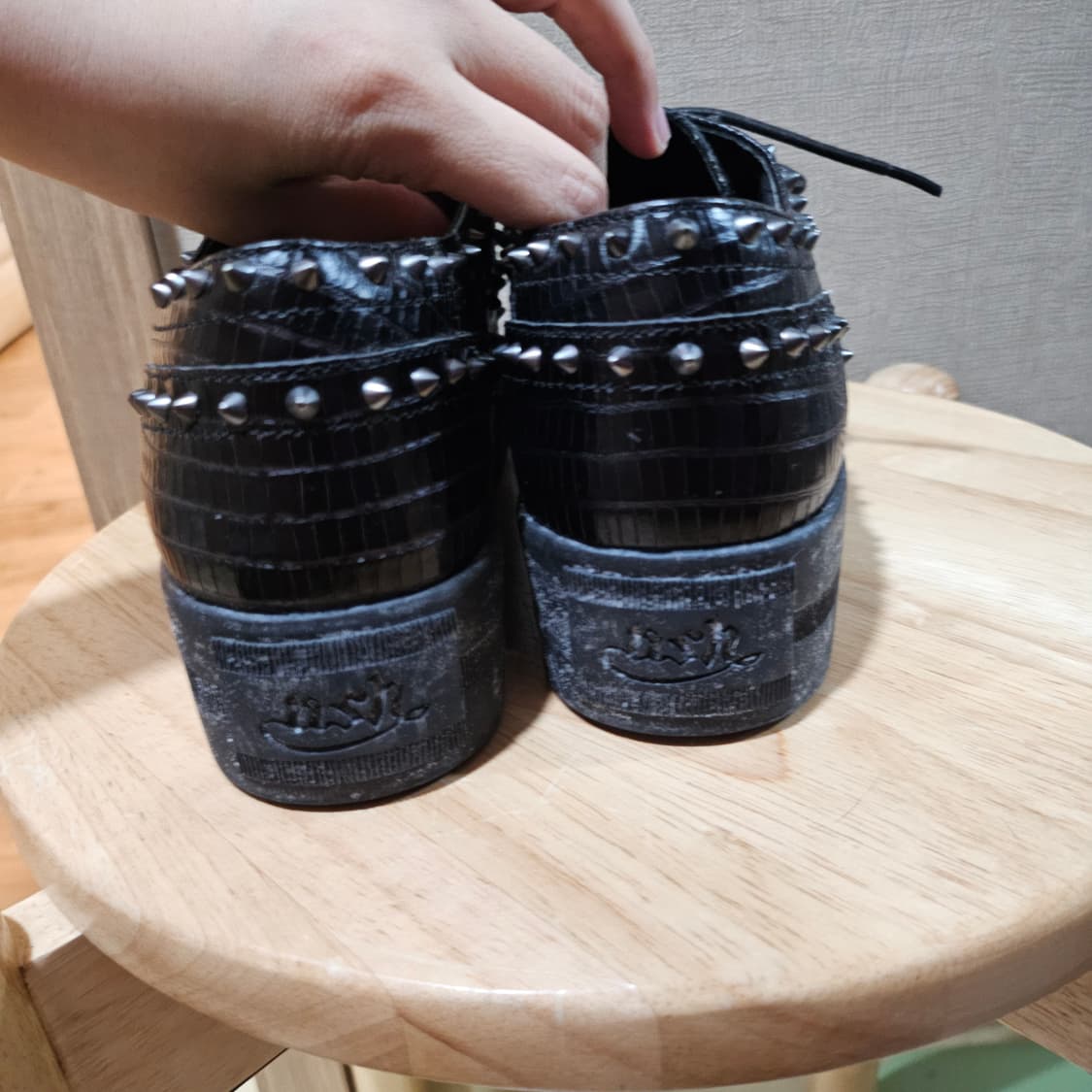 ASH 스터드 크리퍼 블랙 로퍼 (압구정 갤러리아 구입) 상품이미지4