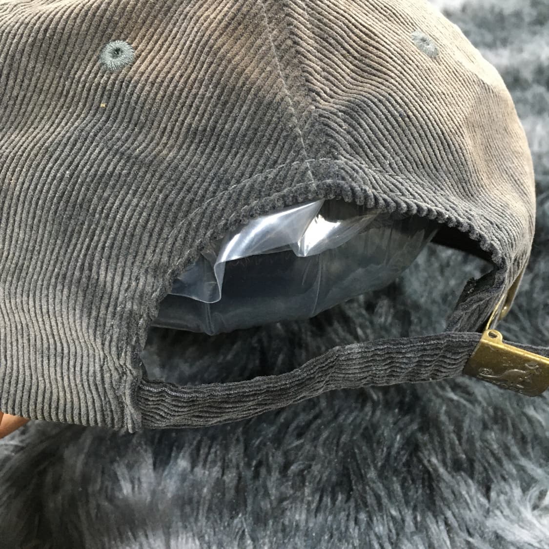 투티/0245 캉골 코듀로이 캡 모자 딥 브라운 상품이미지7