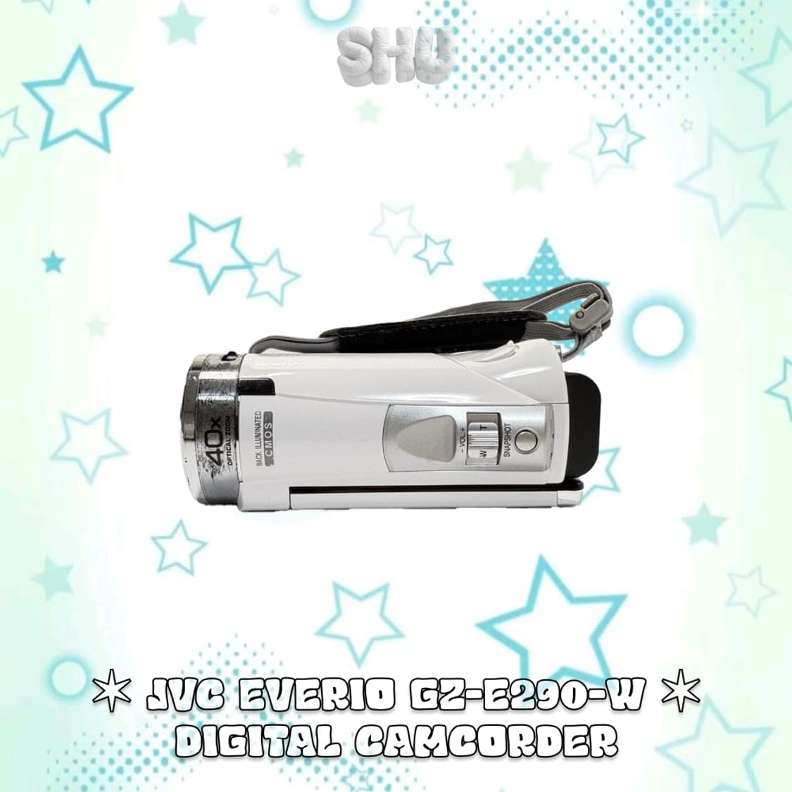 JVC GZ-E290-W 빈티지 캠코더 화이트 상품이미지4