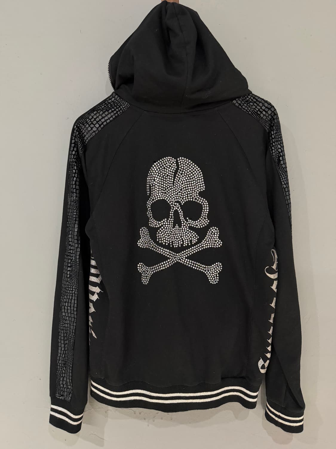 skull cubic python line hood zip-up 상품이미지10