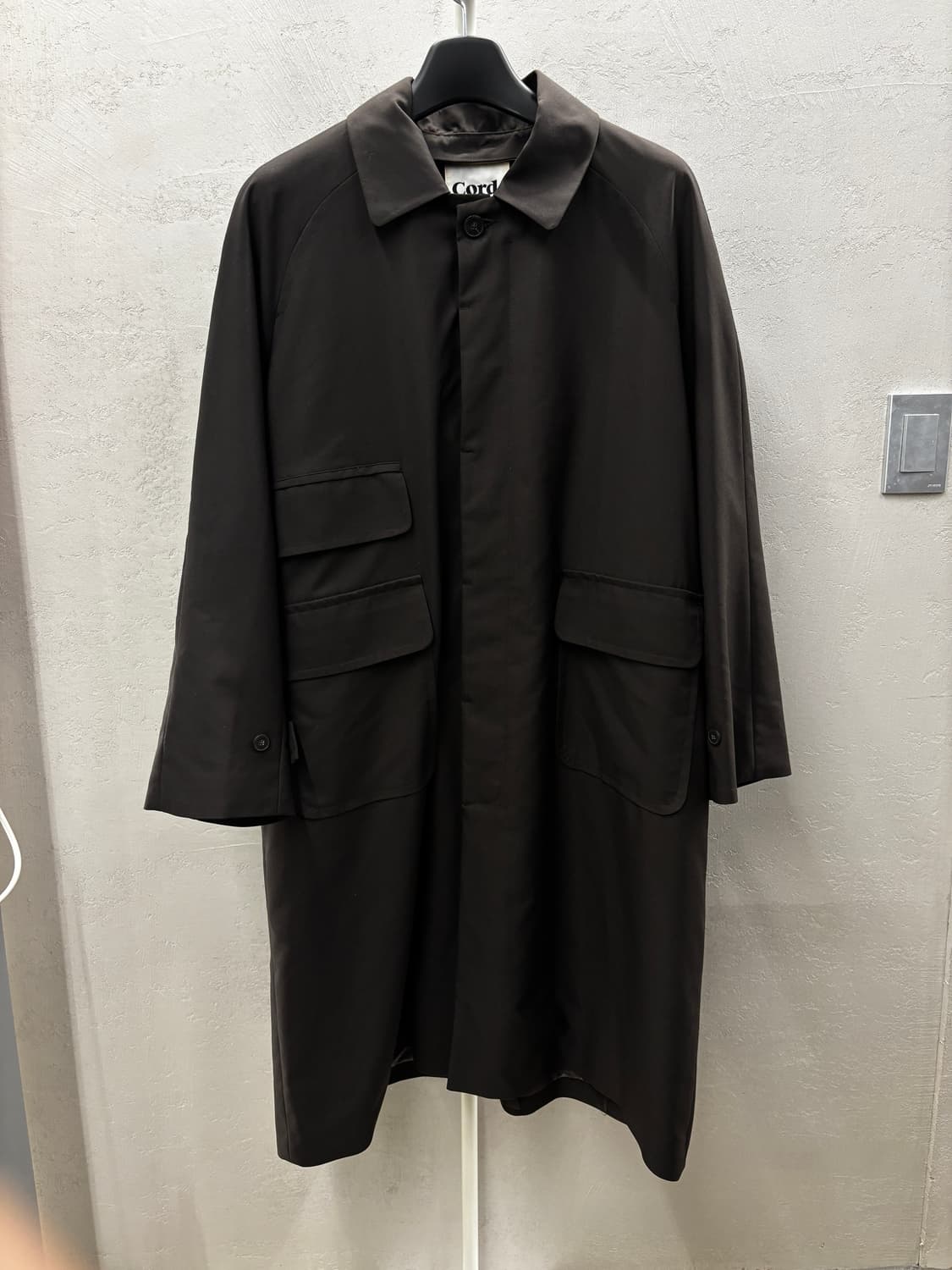 Cord. Detached 'Kit' 발마칸 코트 M 새상품 상품이미지1