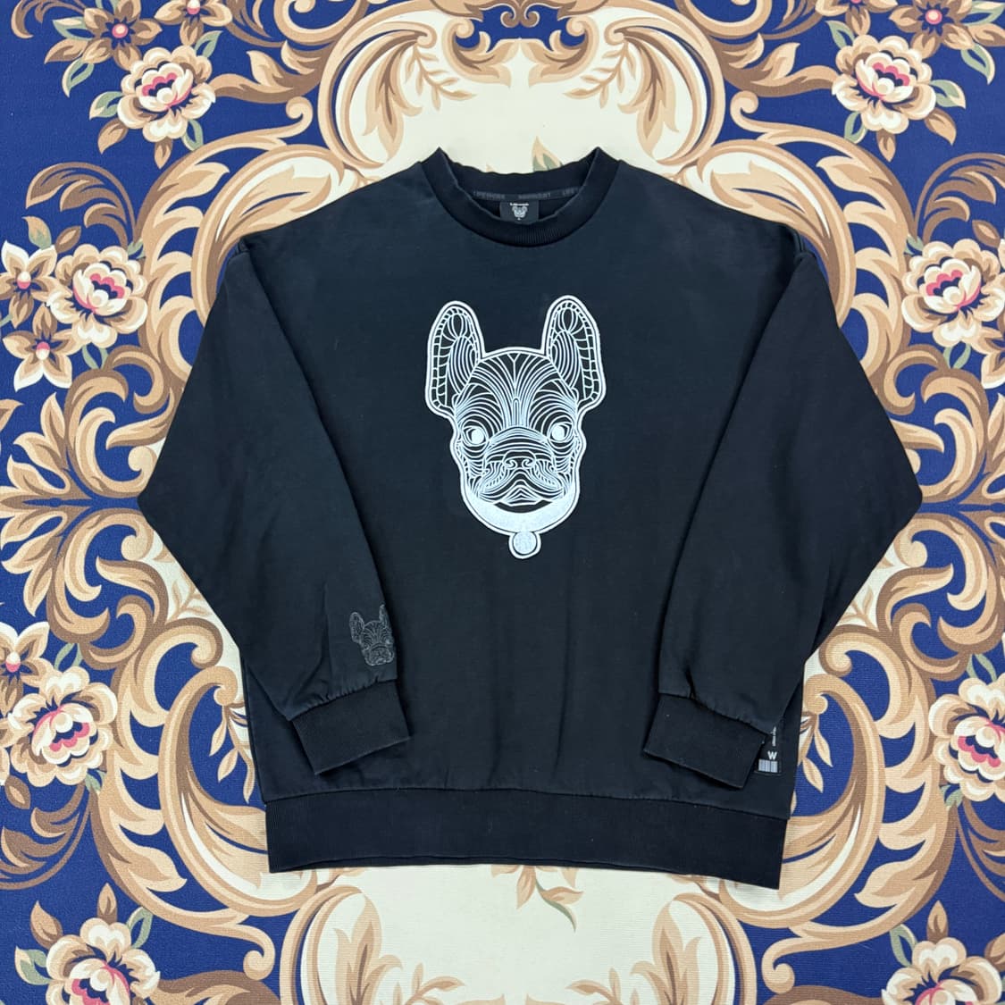 (L)라이프워크 Lifework 빅로고 맨투맨(블랙) 상품이미지1