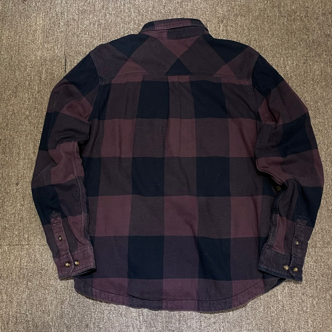 (L) Carhartt 칼하트 플란넬 체크 셔츠 상품이미지2