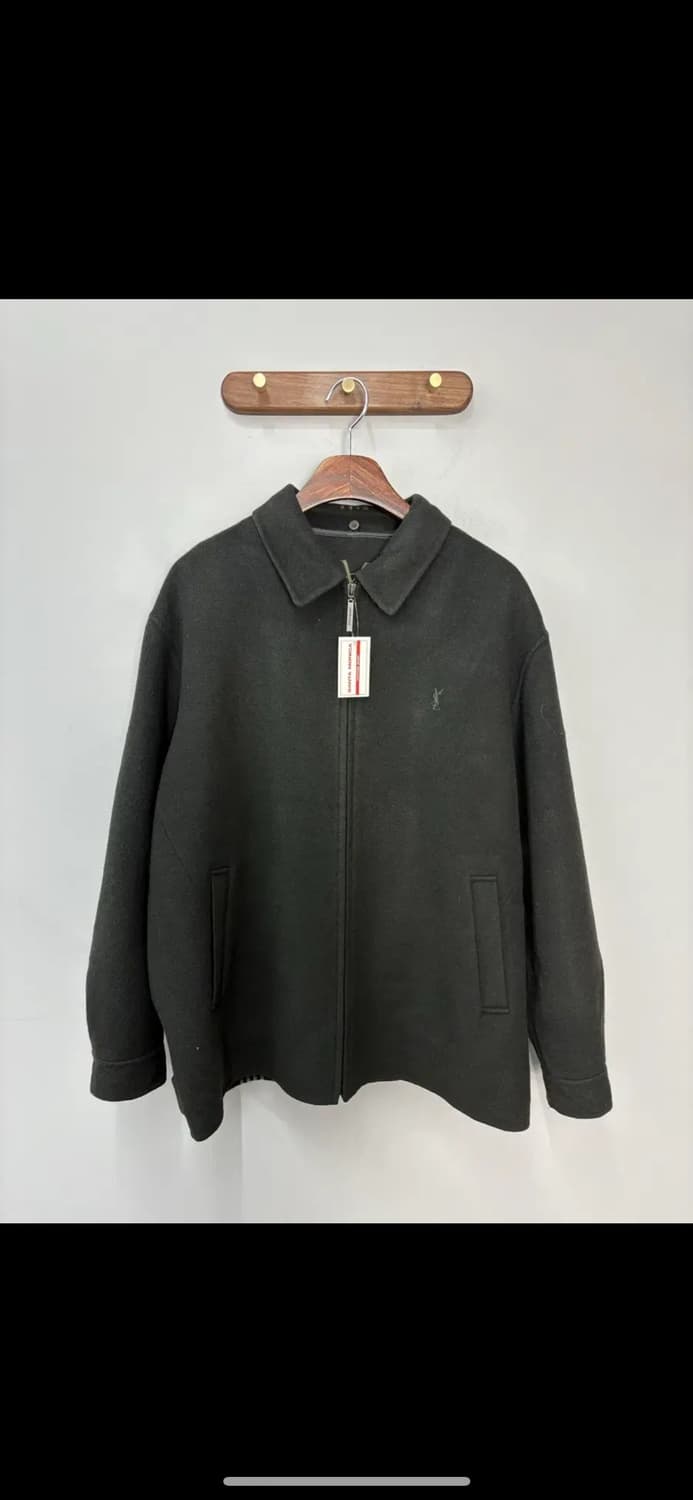 입생로랑 블랙 울 집업 자켓 H1649 상품이미지2