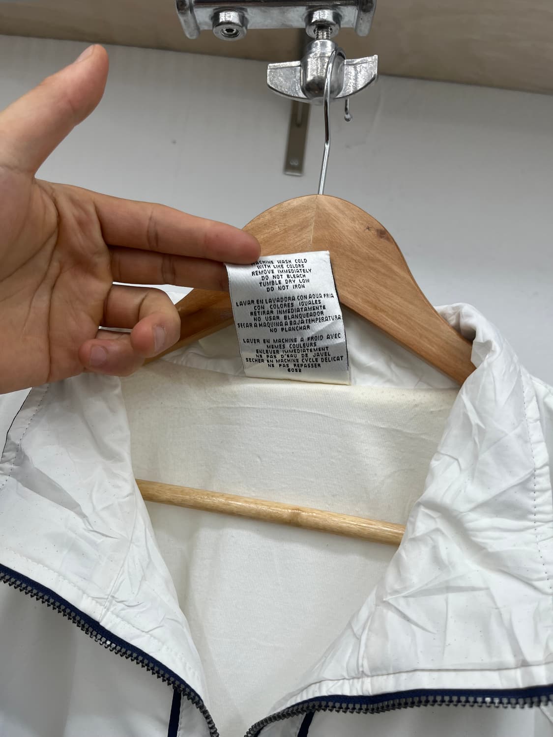 XL) OLD ADIDAS EMBROIDERD BIG LOGO 바람막이 상품이미지8