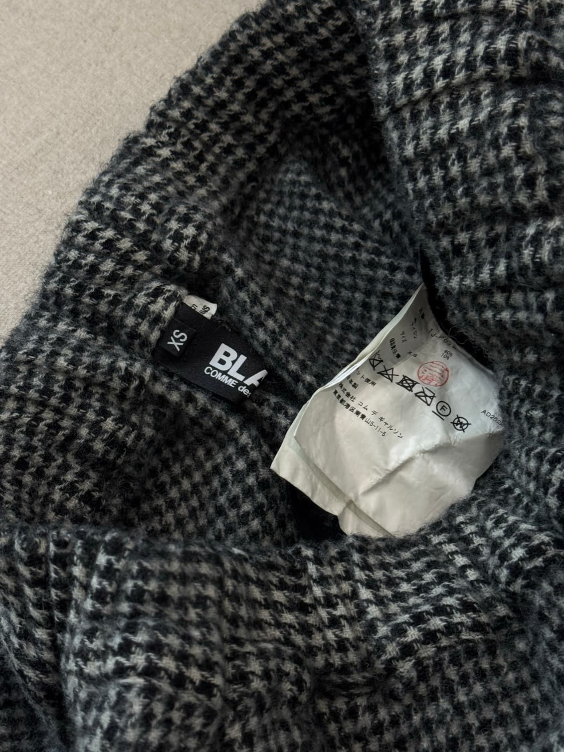 꼼데가르송 블랙 22aw 하운즈투스 울 벌룬 팬츠 상품이미지5