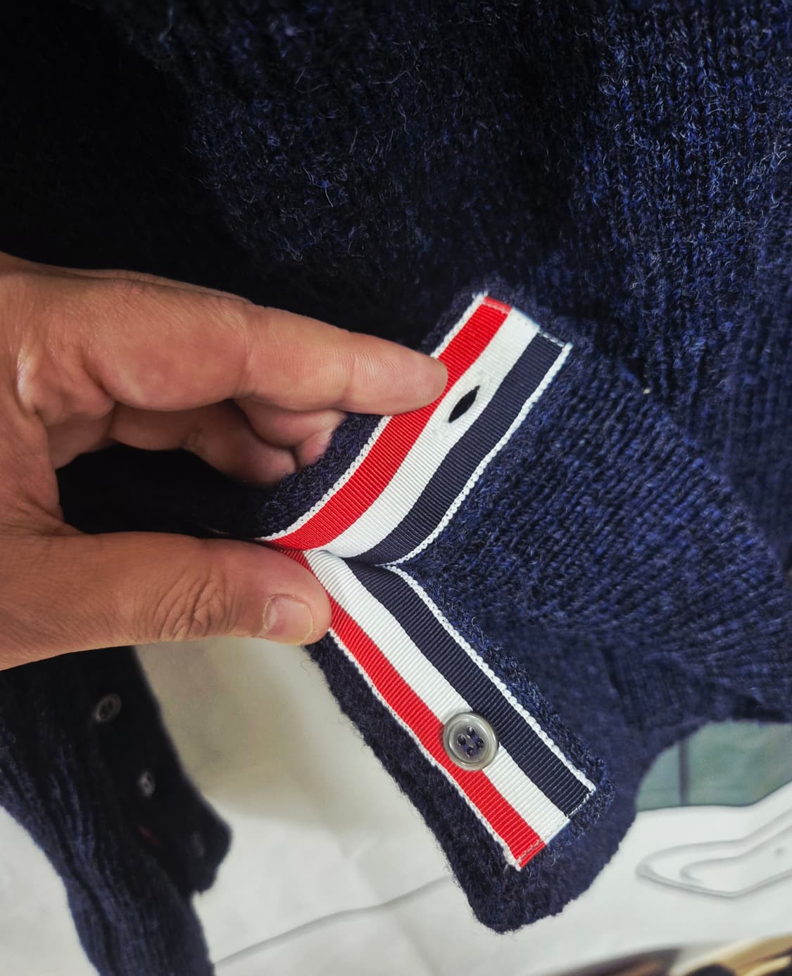 톰브라운 셰틀랜드 가디건 사이즈 3 상품이미지6