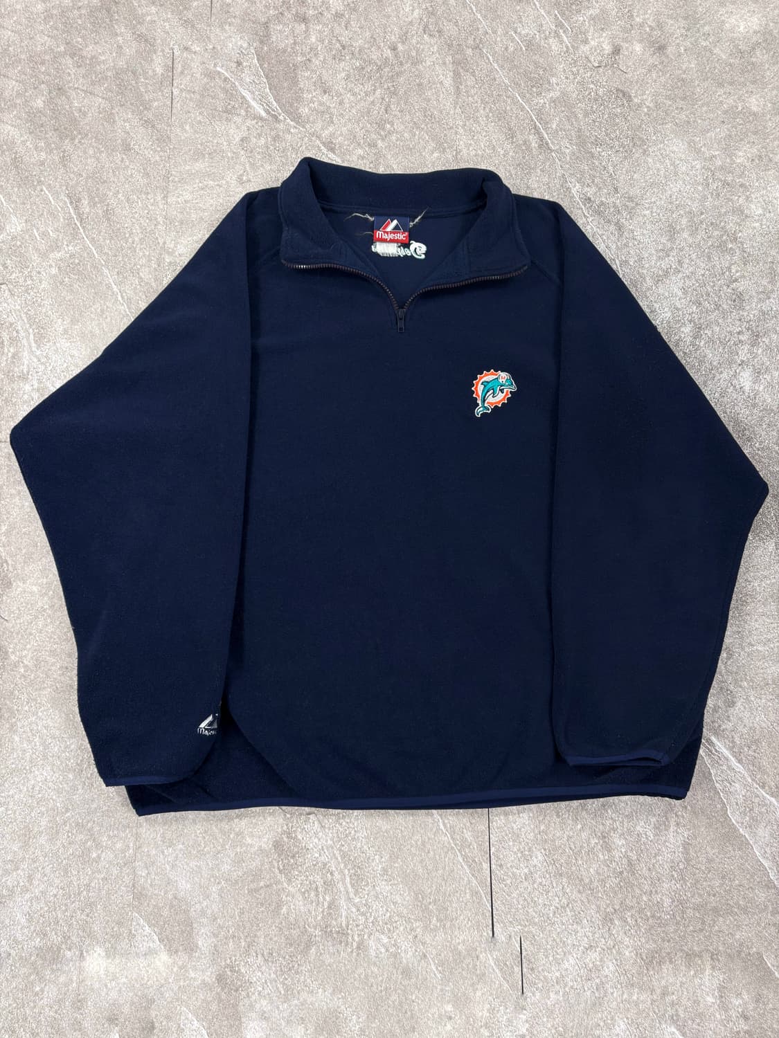 Majestic Miami Dolphins Half Fleece  상품이미지1