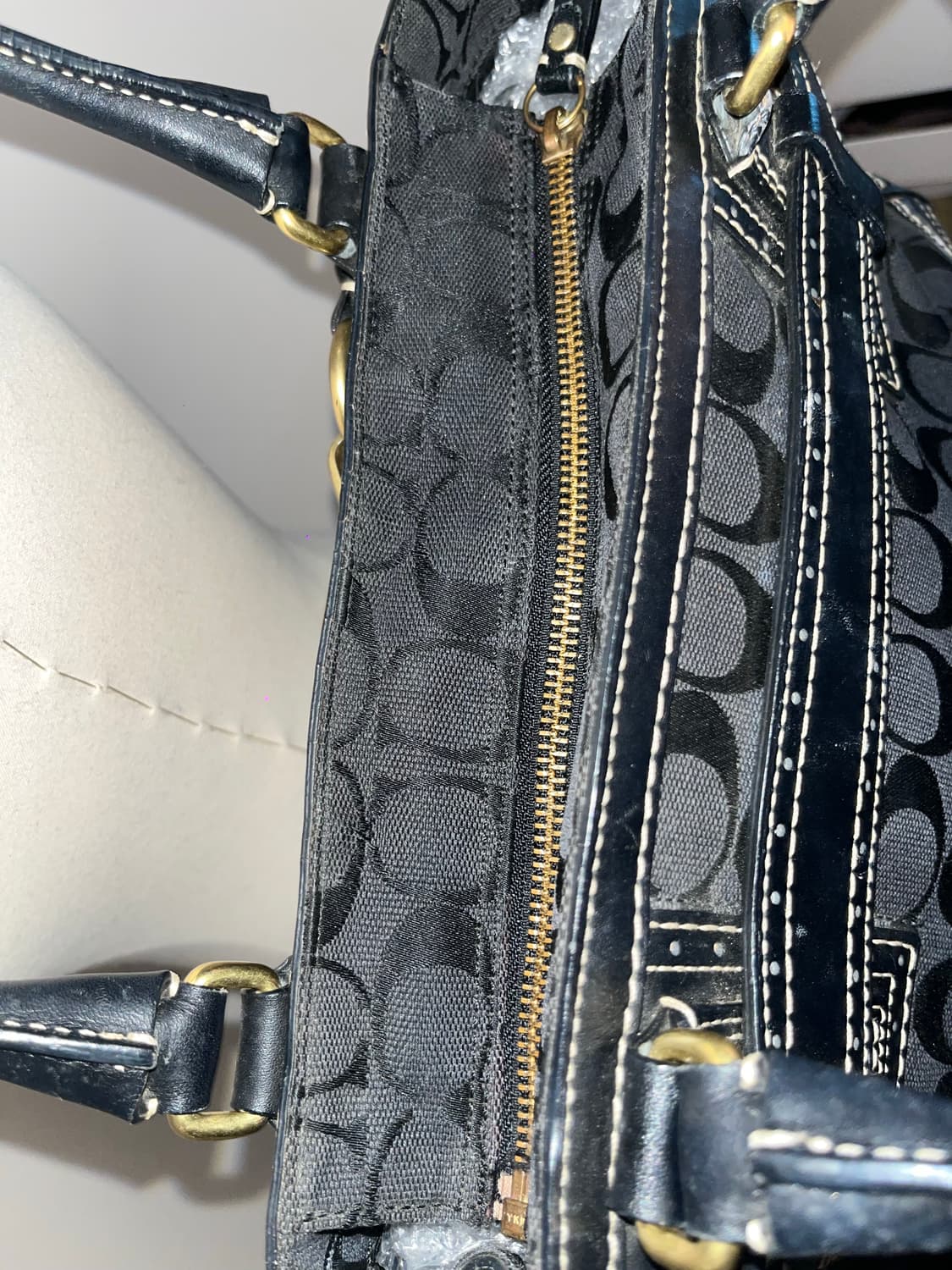 Coach black square shoulder bag 상품이미지6