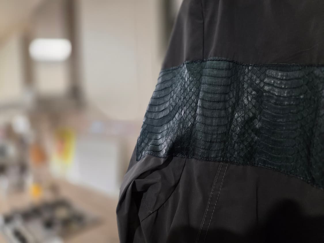 LANVIN 랑방 파이톤 가죽 테크 자켓  상품이미지2