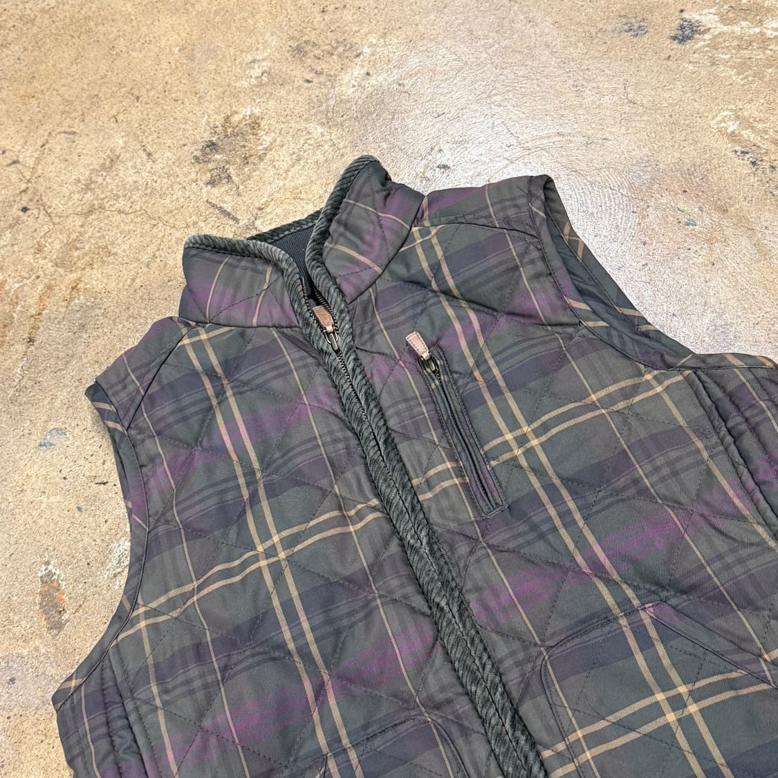 [정품] 폴로 랄프로렌 체크 퀼팅 조끼 패딩 베스트 b17 상품이미지1