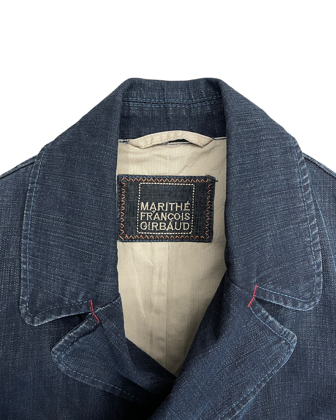 마리떼 프랑소와 저버 레드 스티치 디테일 데님 블레이저 상품이미지8