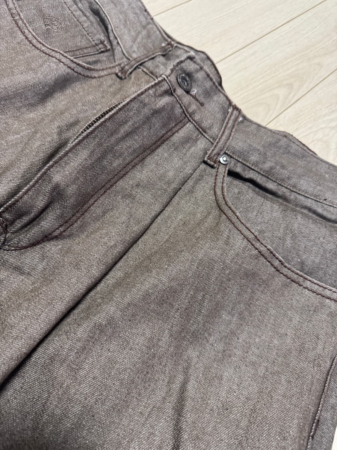 로카웨어 브라운 데님팬츠 상품이미지8