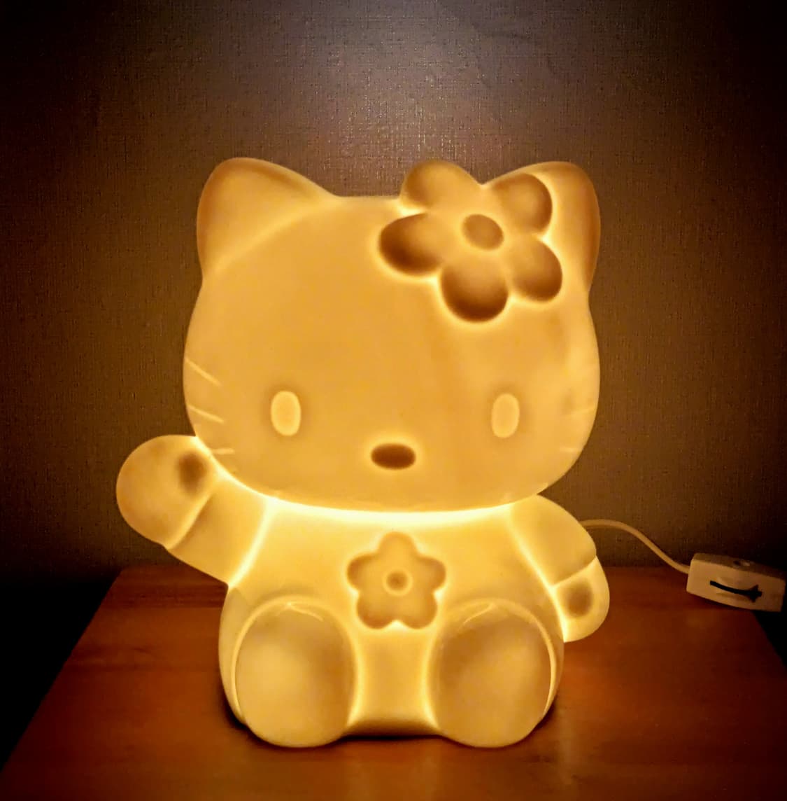 🌸헬로키티 오리지널 플로랄 도자기 램프 🌸 상품이미지1