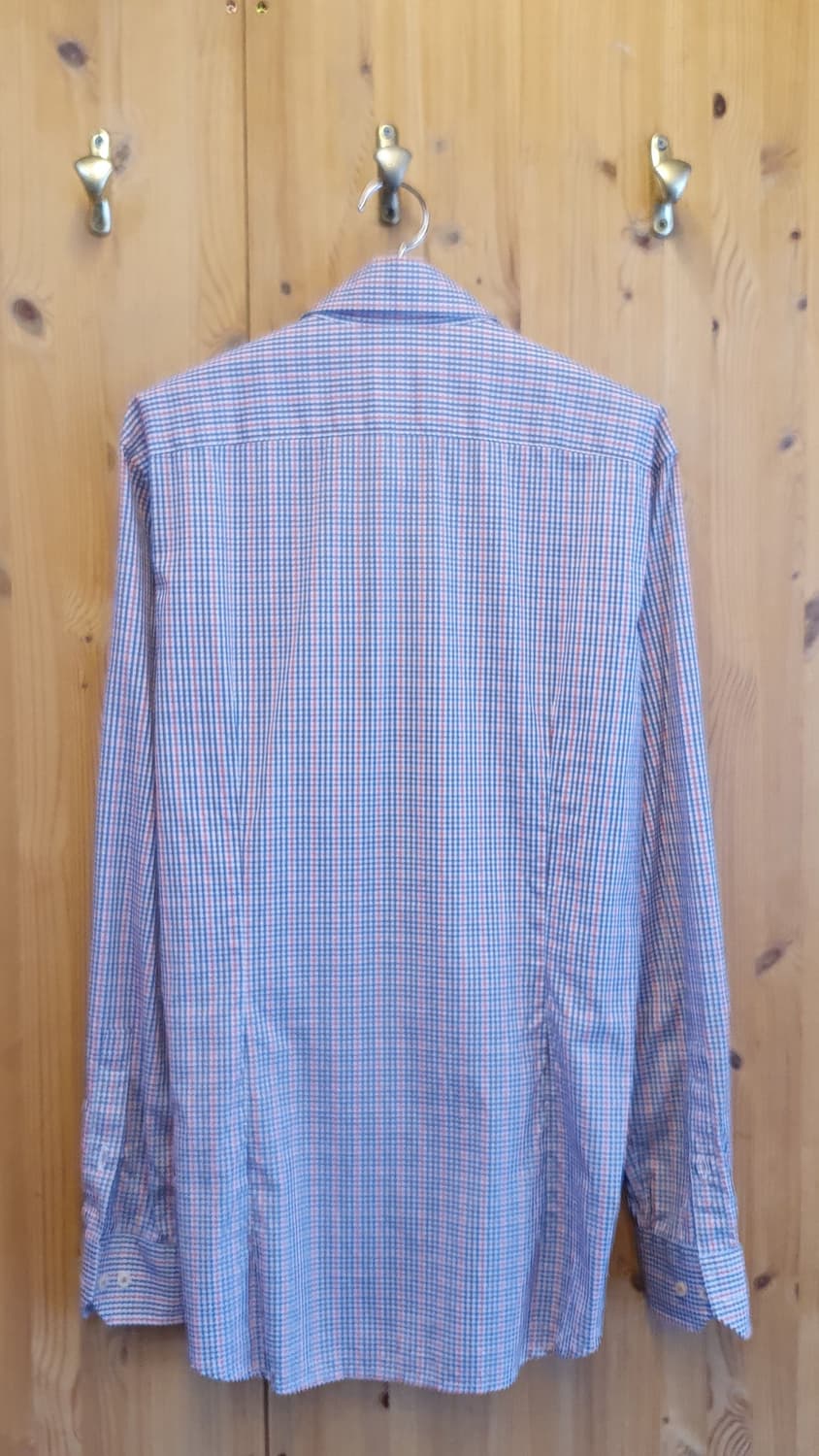 100.라코스테 스판 체크셔츠 상품이미지2