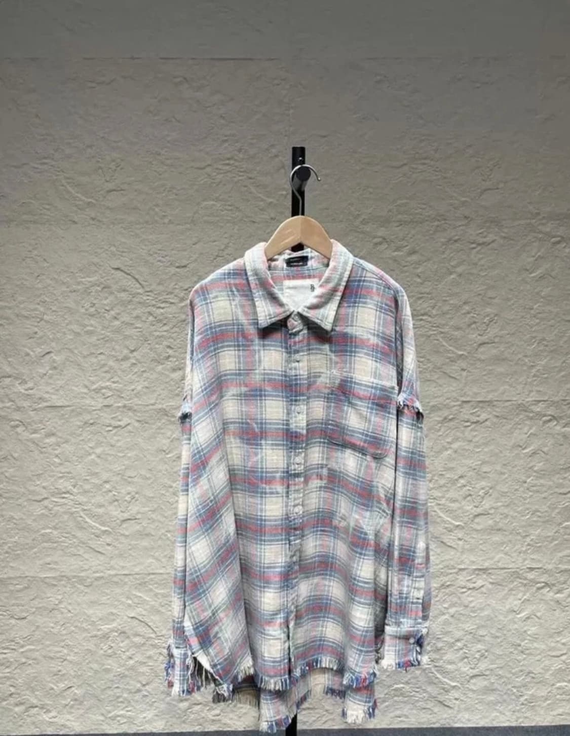 r13 shredded seam drop  meck 셔츠 xxs 상품이미지1
