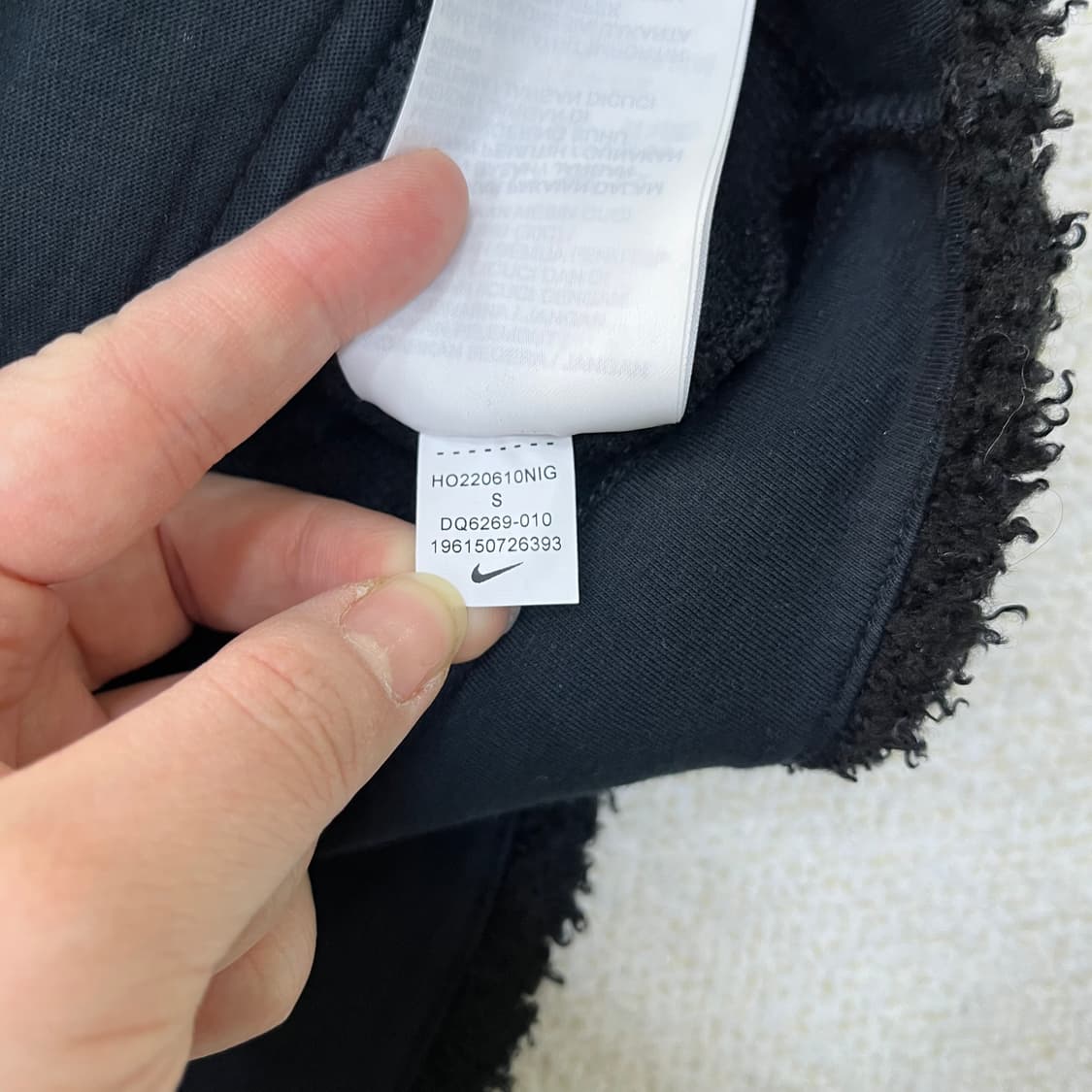 S 나이키 써마핏 쉐르파 후드 집업 0305M 상품이미지4