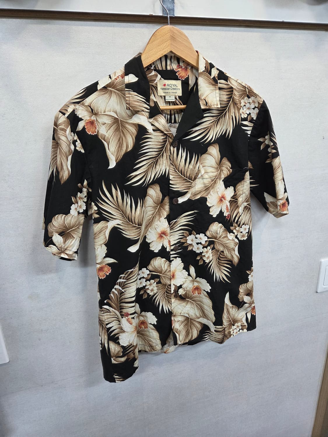 빈티지 로얄 하와이안 크리에이션 셔츠반팔 m 상품이미지4