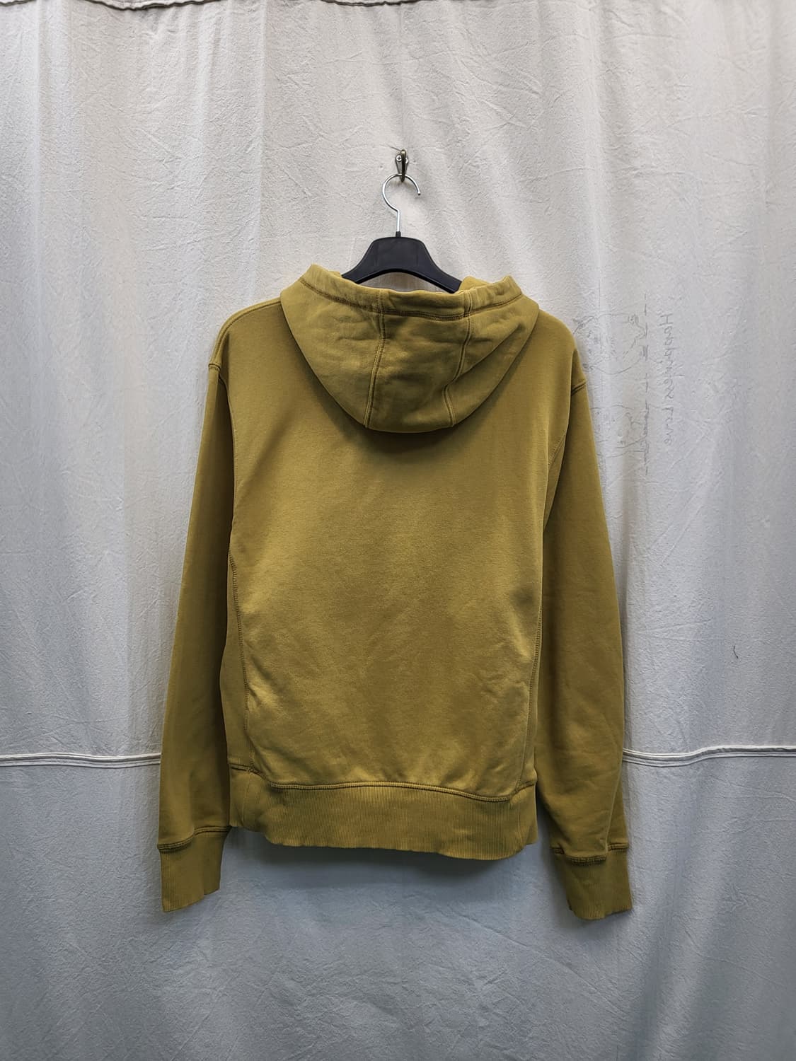 타미힐피거 로고 후드티 머스타드 상품이미지2