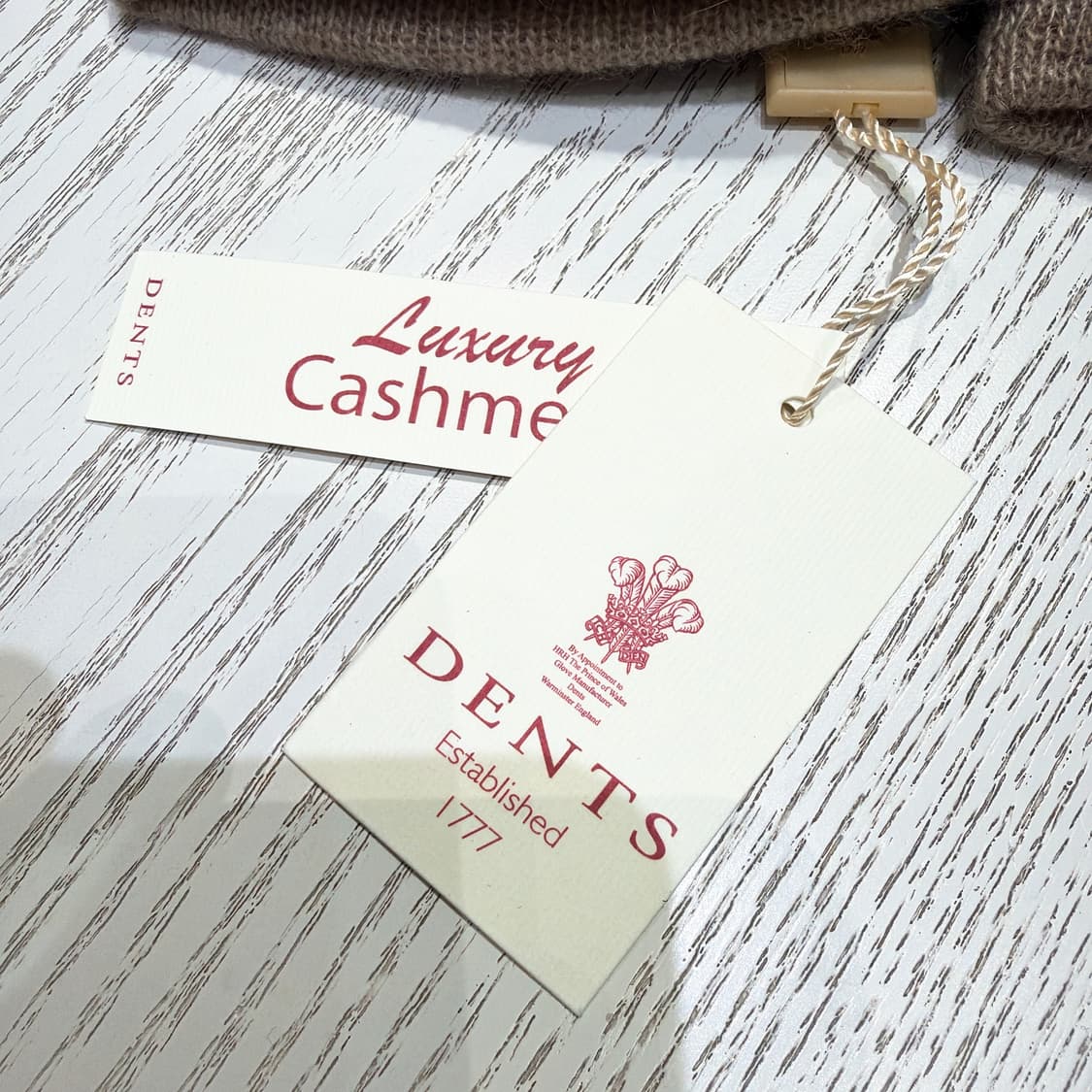 (정품/새상품) DENTS 덴츠 남성 블랙 사슴가죽 베이지 캐시미어 장갑 상품이미지5