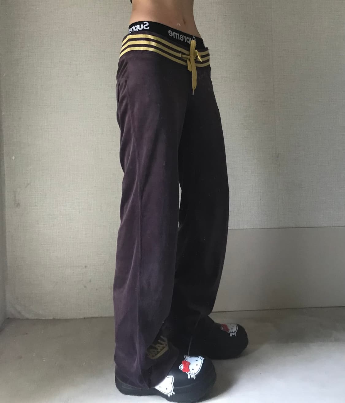 아디다스 벨벳 트레이닝 팬츠 상품이미지2