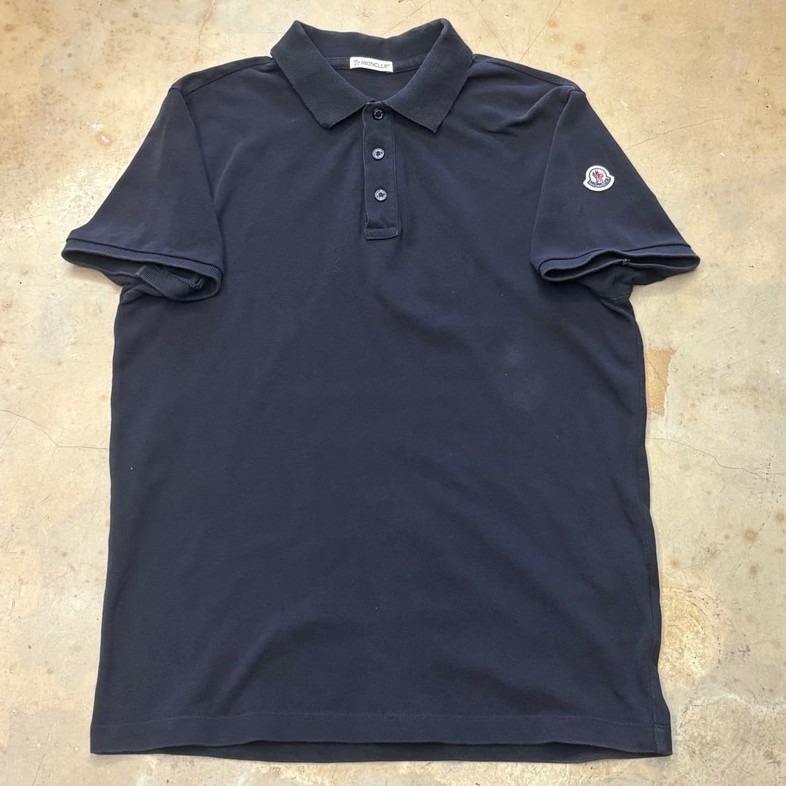 S 몽클레어 블랙 카라티셔츠 상품이미지2