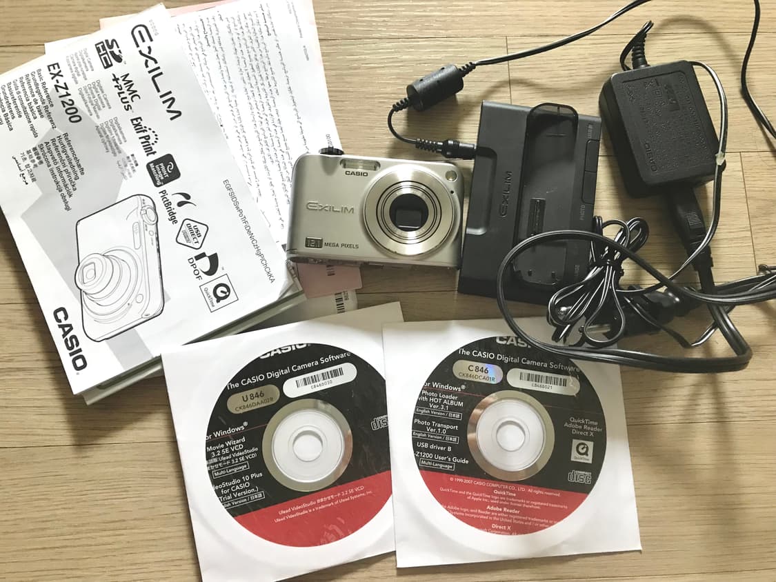 카시오 엑슬림 ex-z1200 디카 판매 상품이미지4