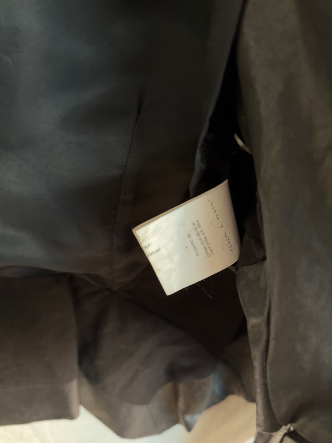 릭오웬스 11FW 드레이프 하이넥 사선 크롭 라이더자켓 상품이미지4