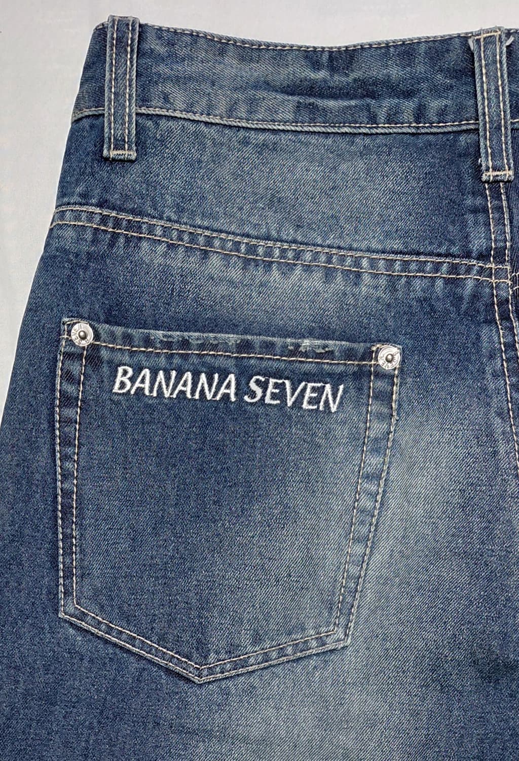 [32] BANANA SEVEN 빅로고 빈티지 데님 팬츠 상품이미지9