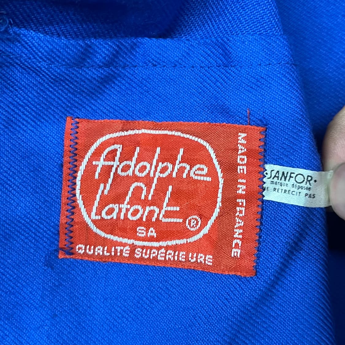 60-70s Adolphe Lafont 프렌치 워크 자켓 (100-105 상품이미지5