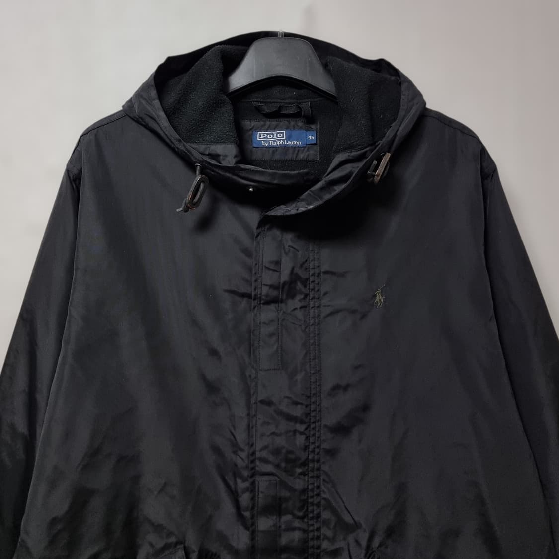 폴로 랄프로렌 유틸리티 블랙 후드 나일론 쉘 파카 100 상품이미지3