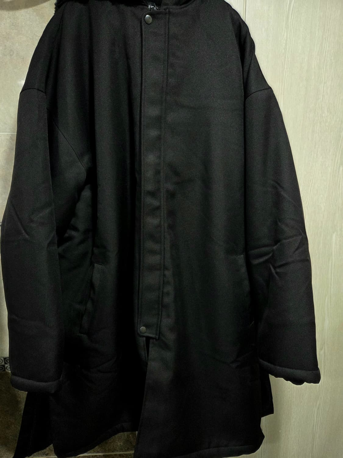 [새상품]  인투더스크(INTODUSK) 클로크 봄버 코트 상품이미지3