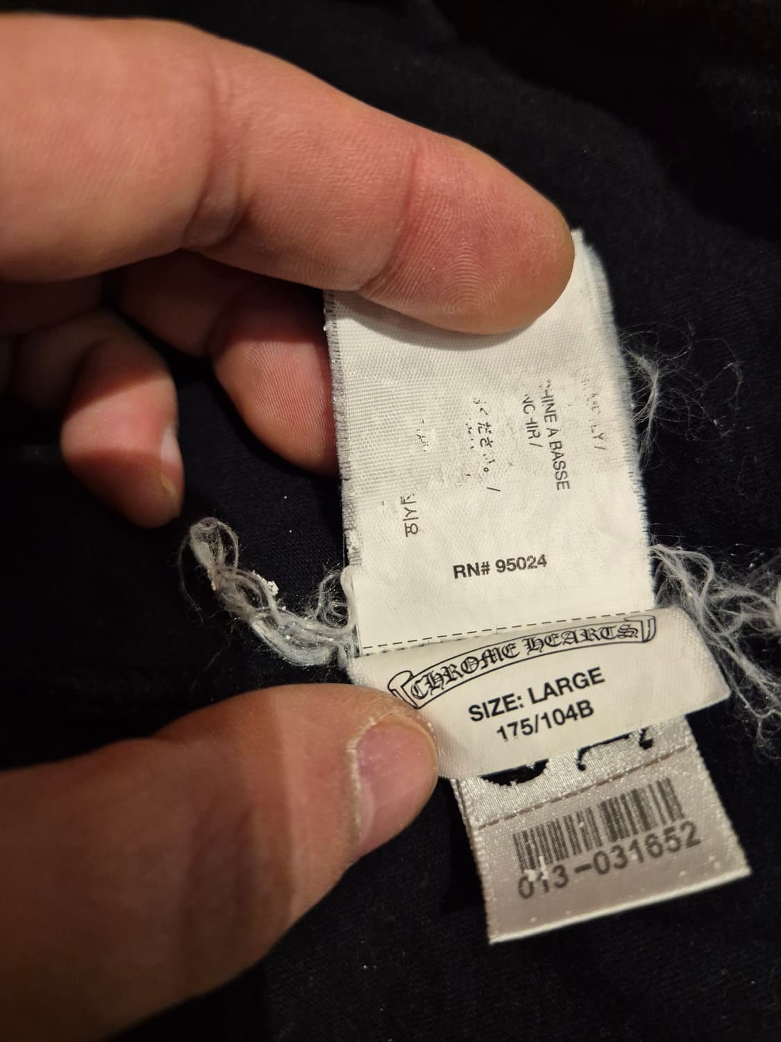 크롬하츠 대거 롱슬리브 L 판매합니다 상품이미지5