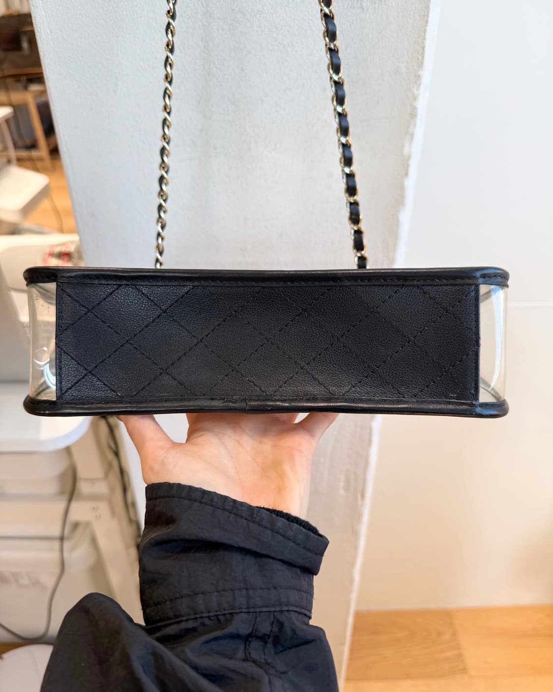 샤넬 샌드 바이 더 씨 PVC 플랩 체인 숄더백 상품이미지8